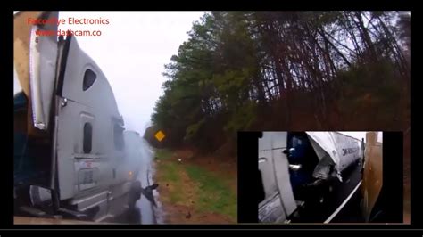 Caught on camera: Truck driver's dash cam captures intense crash on I-70